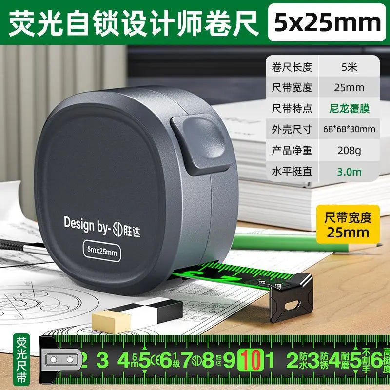 Deli Metric Steel Tape Measure With Automatic Lock