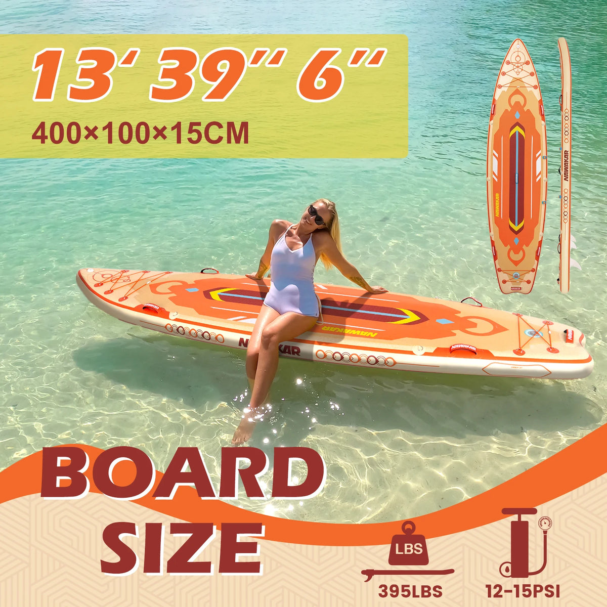 Professional Reinforced Stand Up Paddleboard for Water Sports