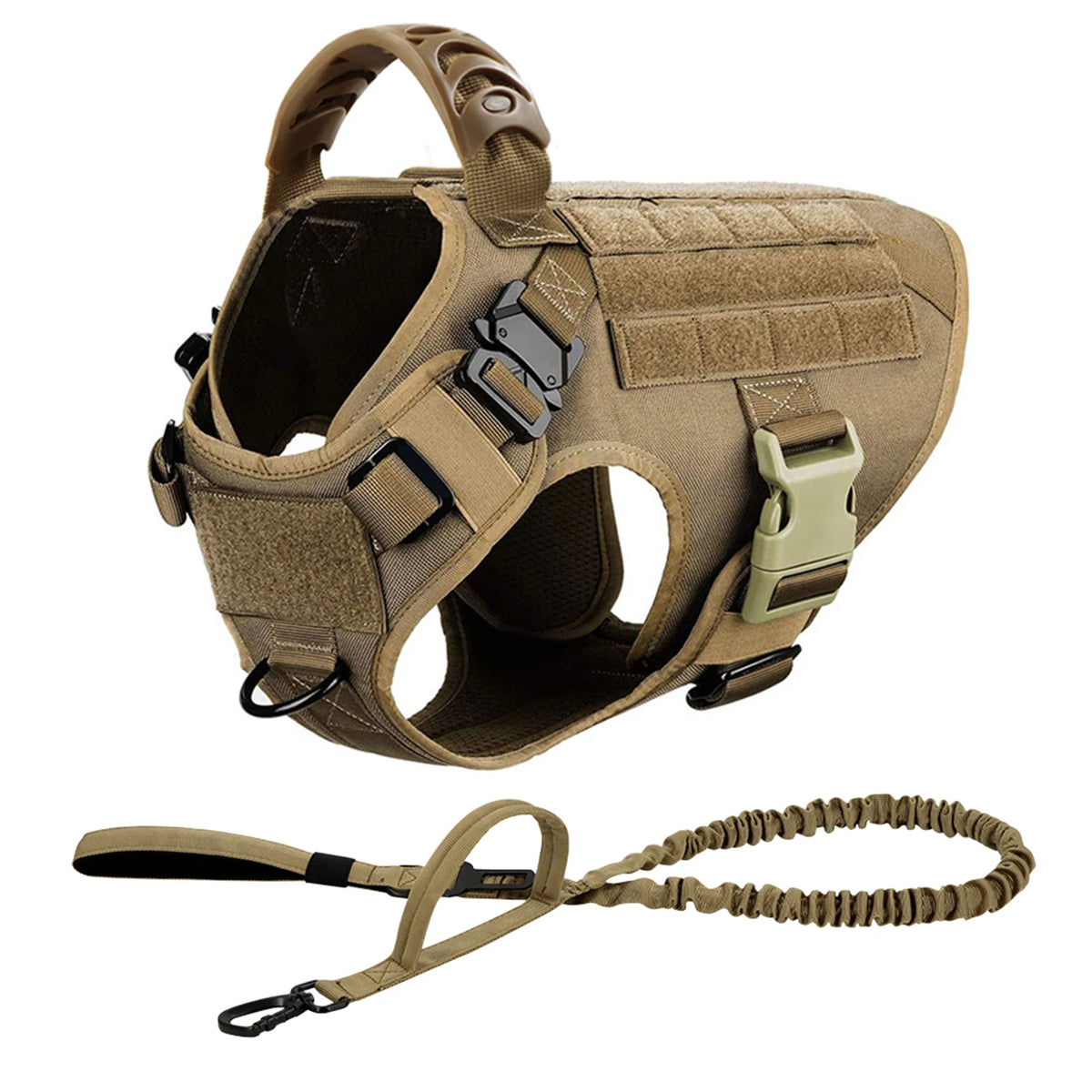 PETRAVEL Padded Dog Harness And Leash Set For Training Walking