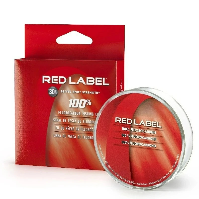 Red Label 100 Percent Fluorocarbon Fishing Line for Ocean Fishing