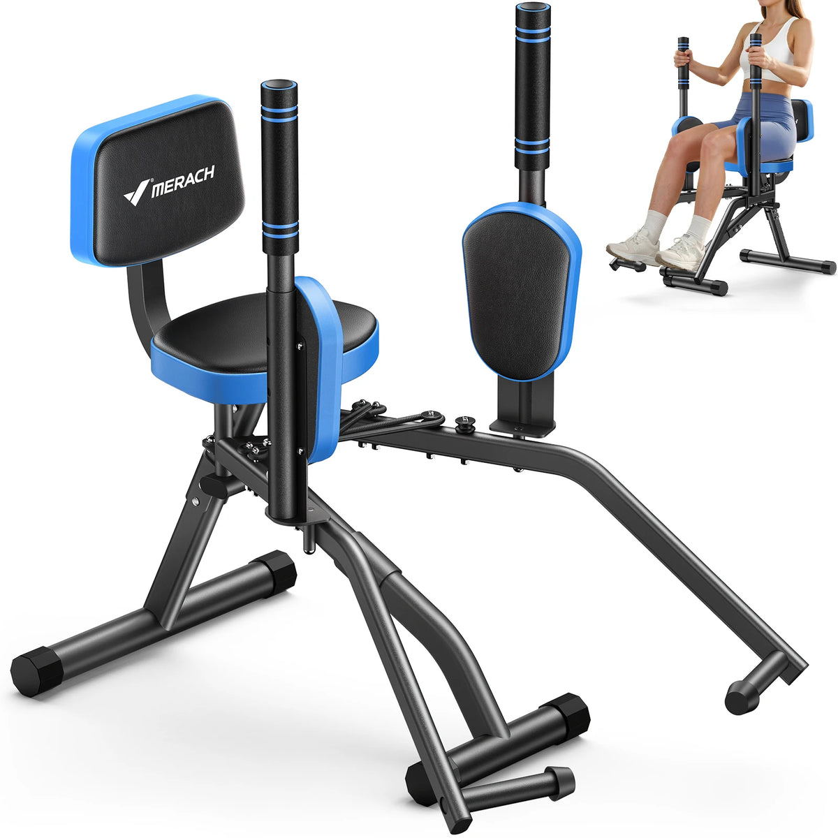 Merach Adjustable Hip Abductor Machine For Glute Training