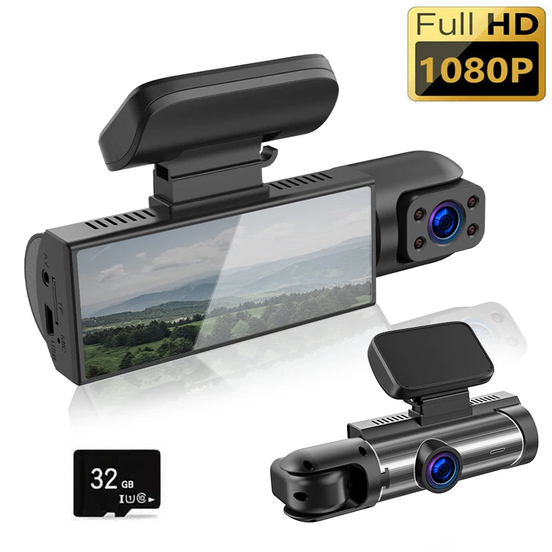 Standard Car Dashcam With Night Vision And Parking Monitor