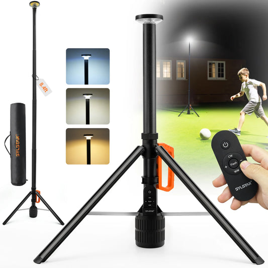 Rechargeable Telescopic 360 Degree LED Work Light With Remote Control