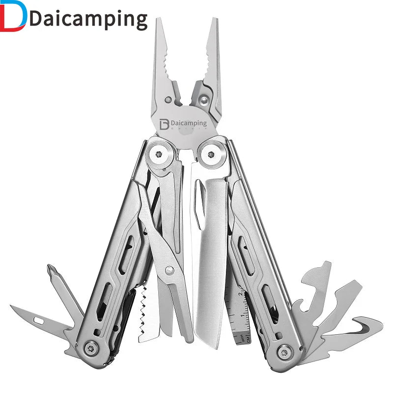 Daicamping DL10 Folding Multitool Pliers And Emergency Knife