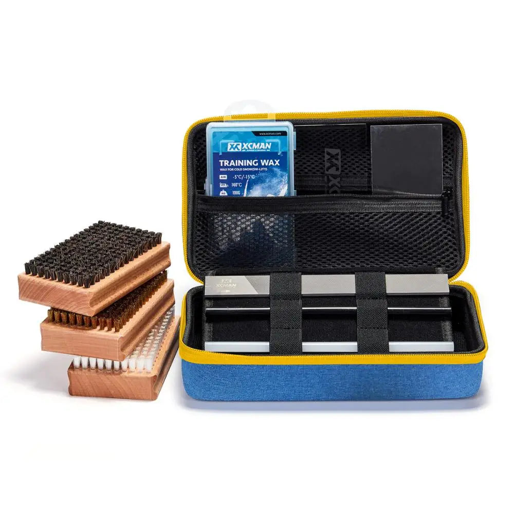 XCMAN Ski Snowboard Waxing And Tuning Brush Scraper Kit
