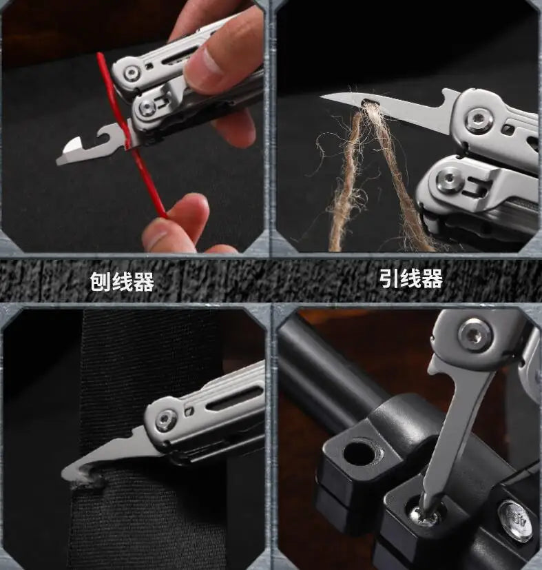 Daicamping DL10 Folding Multitool Pliers And Emergency Knife