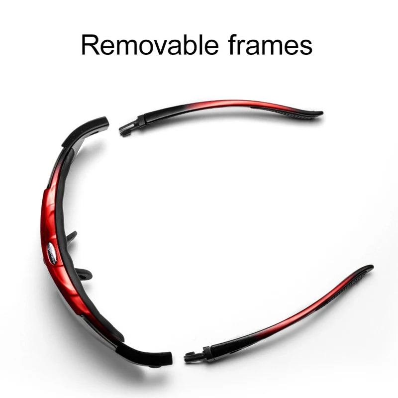 ROCKBROS Photochromic Cycling Glasses for Mountain Biking UV400 Protection