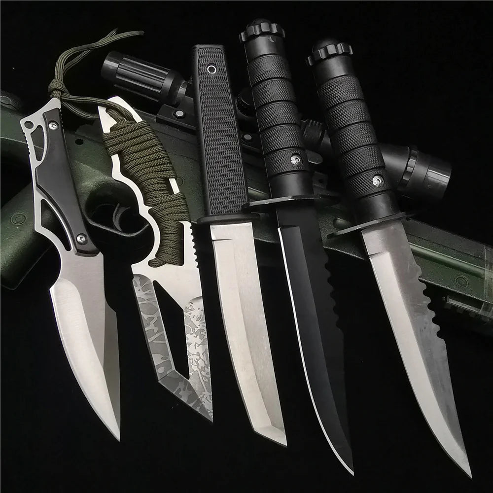 Spring Assisted Tactical Tanto Knife for Outdoor Hunting and Utility