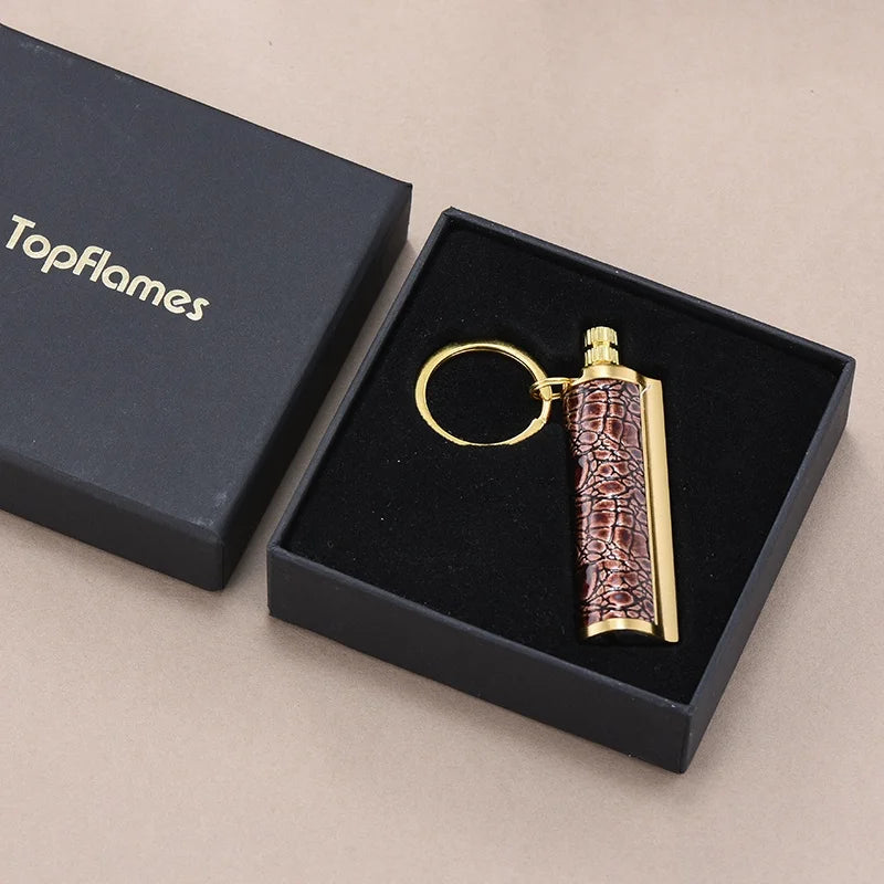 Reusable Waterproof Metal Lighter for Camping and Outdoor Use