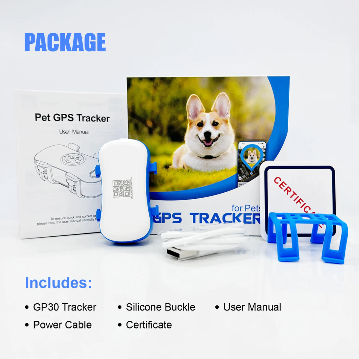 WANWAYTECH GPS Tracker for Dogs and Cats With 4G Tracking