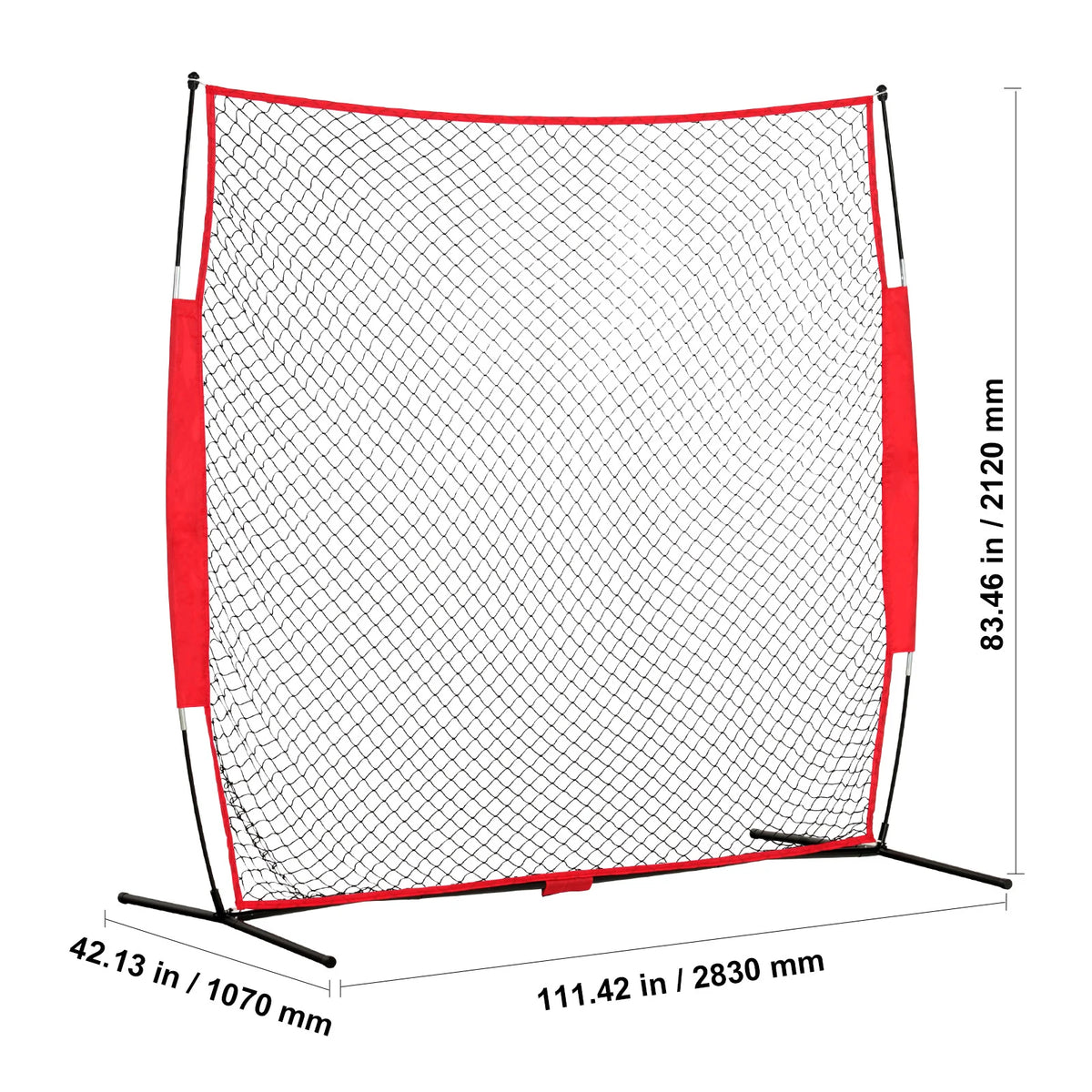 Portable Sports Backstop Net With Carry Bag For Training