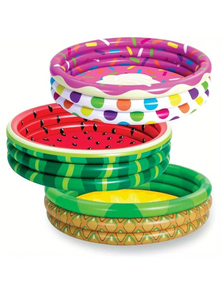Joyfy 3 Pack Inflatable Kids Swimming Pools With Fun Designs