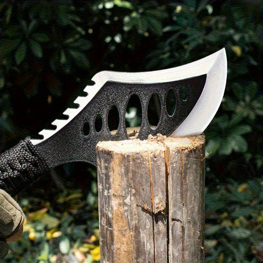 Doom Blade Portable Camping Axe With Full Tang Steel Blade