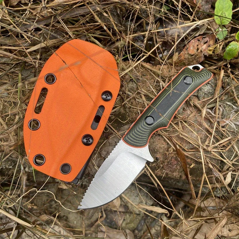 BM Two Tone G10 Handle 8Cr13Mov Fixed Blade Survival Knife