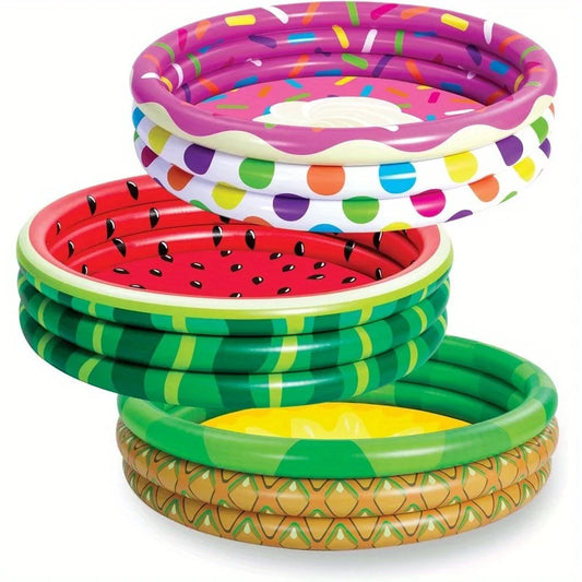 Joyfy 3 Pack Inflatable Kids Swimming Pools With Fun Designs