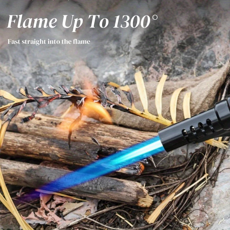 Portable Windproof Gas Torch Lighter for Camping and BBQ