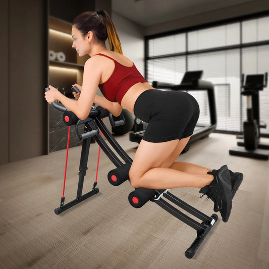 GIKPAL Foldable Ab Machine for Home Core Fitness Training