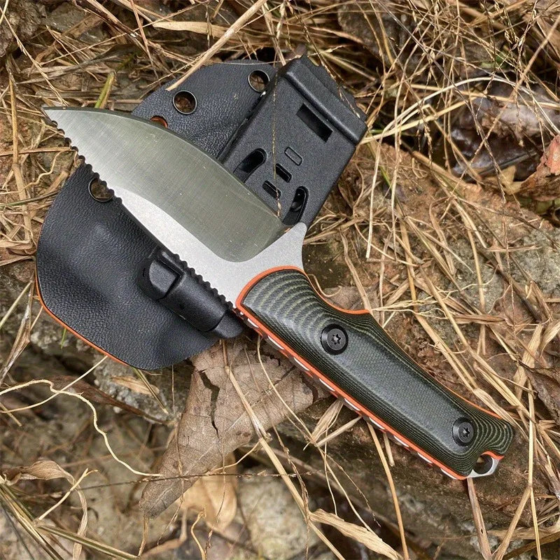 BM Two Tone G10 Handle 8Cr13Mov Fixed Blade Survival Knife
