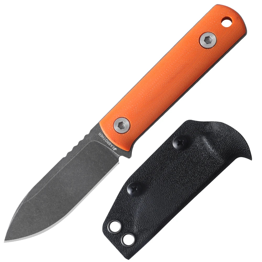 DC53 Steel Fixed Blade Survival Knife With G10 Handle Sheath