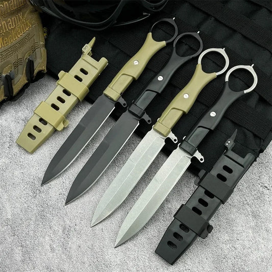 DIY Supplies Fixed Blade Survival Knife With Sheath