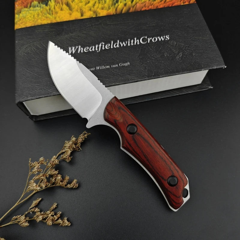BM Two Tone G10 Handle 8Cr13Mov Fixed Blade Survival Knife