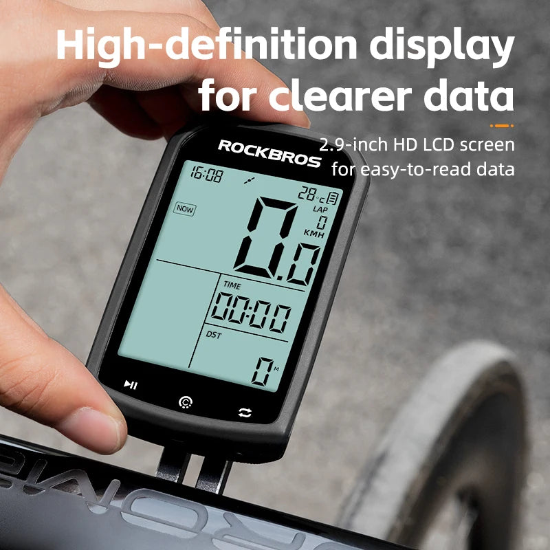 ROCKBROS M1 Smart GPS Cycling Computer With Bluetooth Connectivity
