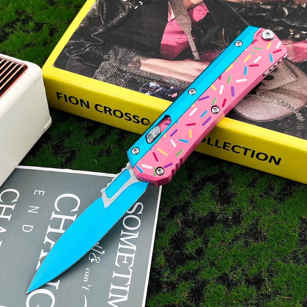 Multifunctional Folding Camping Knife With 440C Blade For Outdoor Use