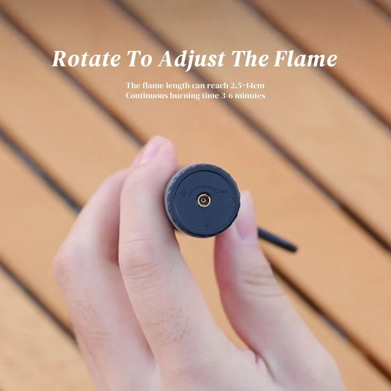 Portable Windproof Gas Torch Lighter for Camping and BBQ