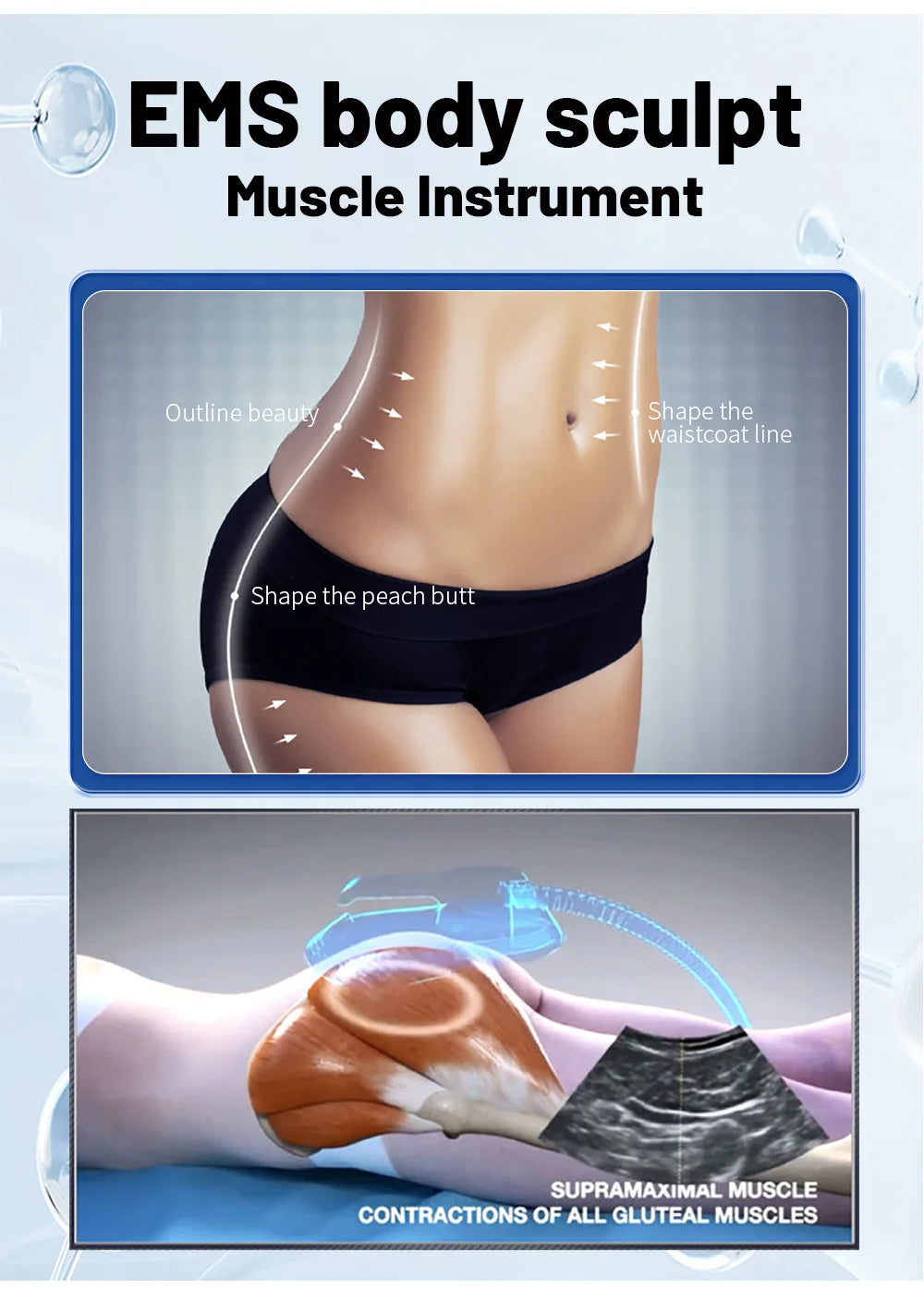 Emszero EMS Body Sculpting Machine for Muscle Building and Slimming