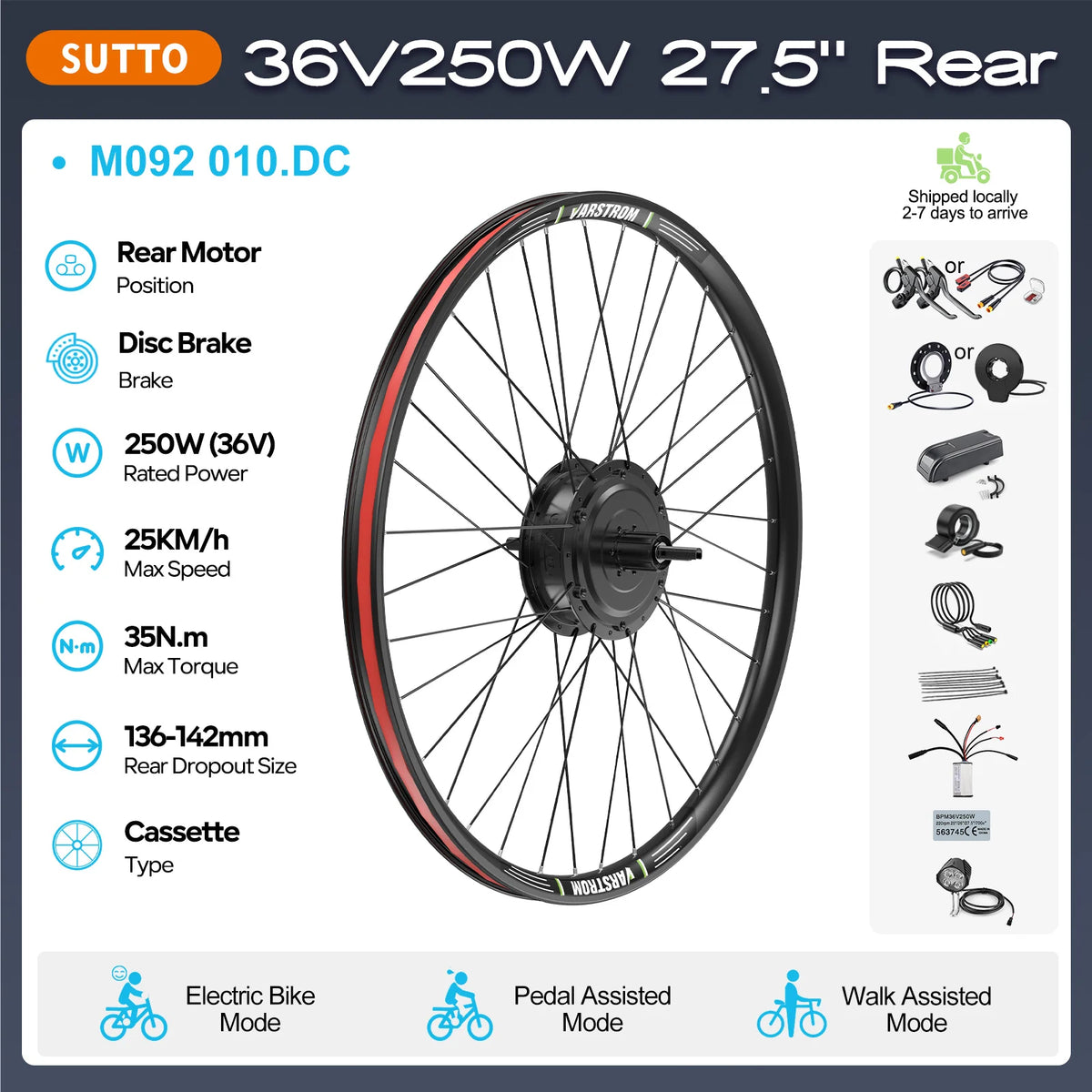 Bafang Brushless Rear Electric Bike Hub Motor Drive