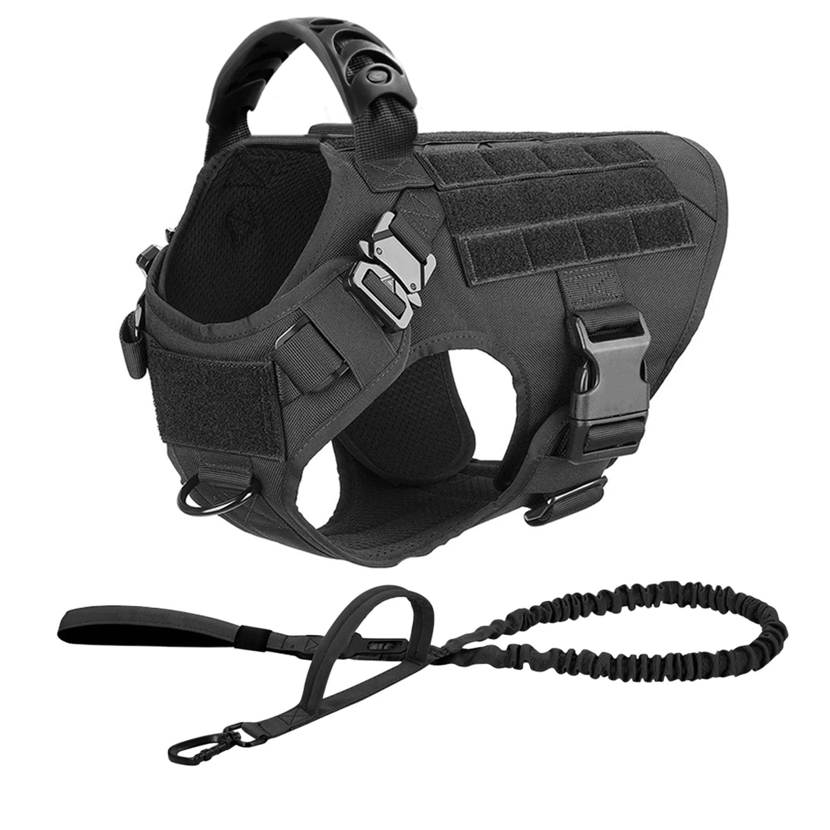 PETRAVEL Padded Dog Harness And Leash Set For Training Walking