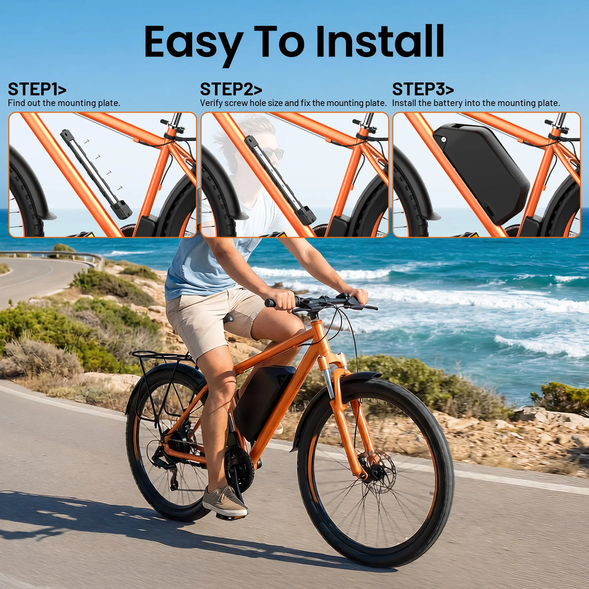 Unitpackingpower Lithium Downtube Battery For Electric Bikes