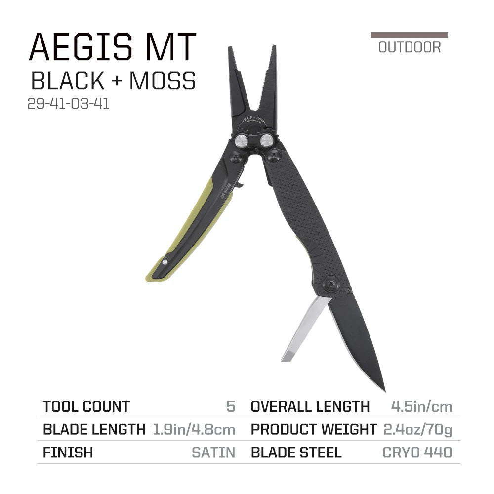 SOG Aegis MT Tactical Multi Tool Pliers for Outdoor Repairs