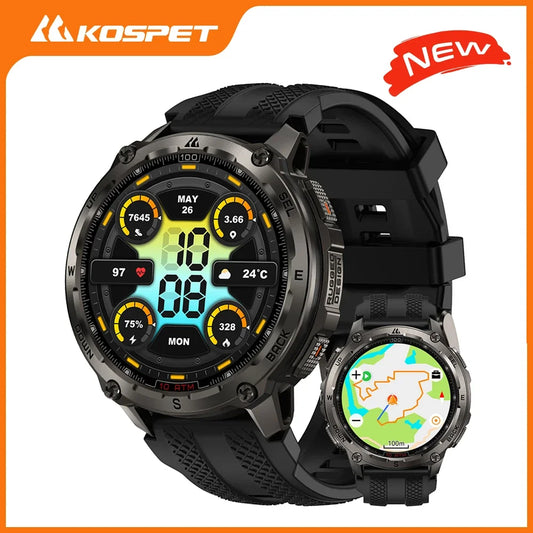 KOSPET Tank T4 GPS Smart Watch With Offline Maps Tracking