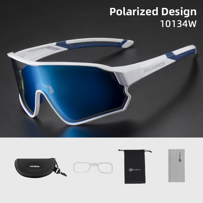 ROCKBROS Polarized UV400 Sports Sunglasses for Cycling and Outdoor Use