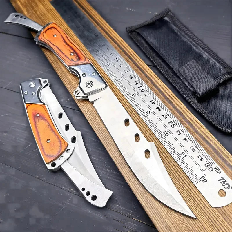 Doom Blade Swallowtail Tactical Folding Knife With Stainless Steel Blade