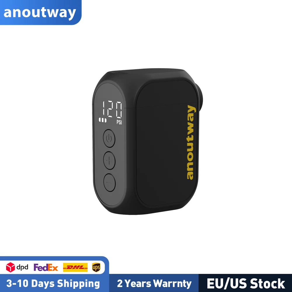 Anoutway AT1 Cordless Electric Bike Tire Inflator With Digital Display