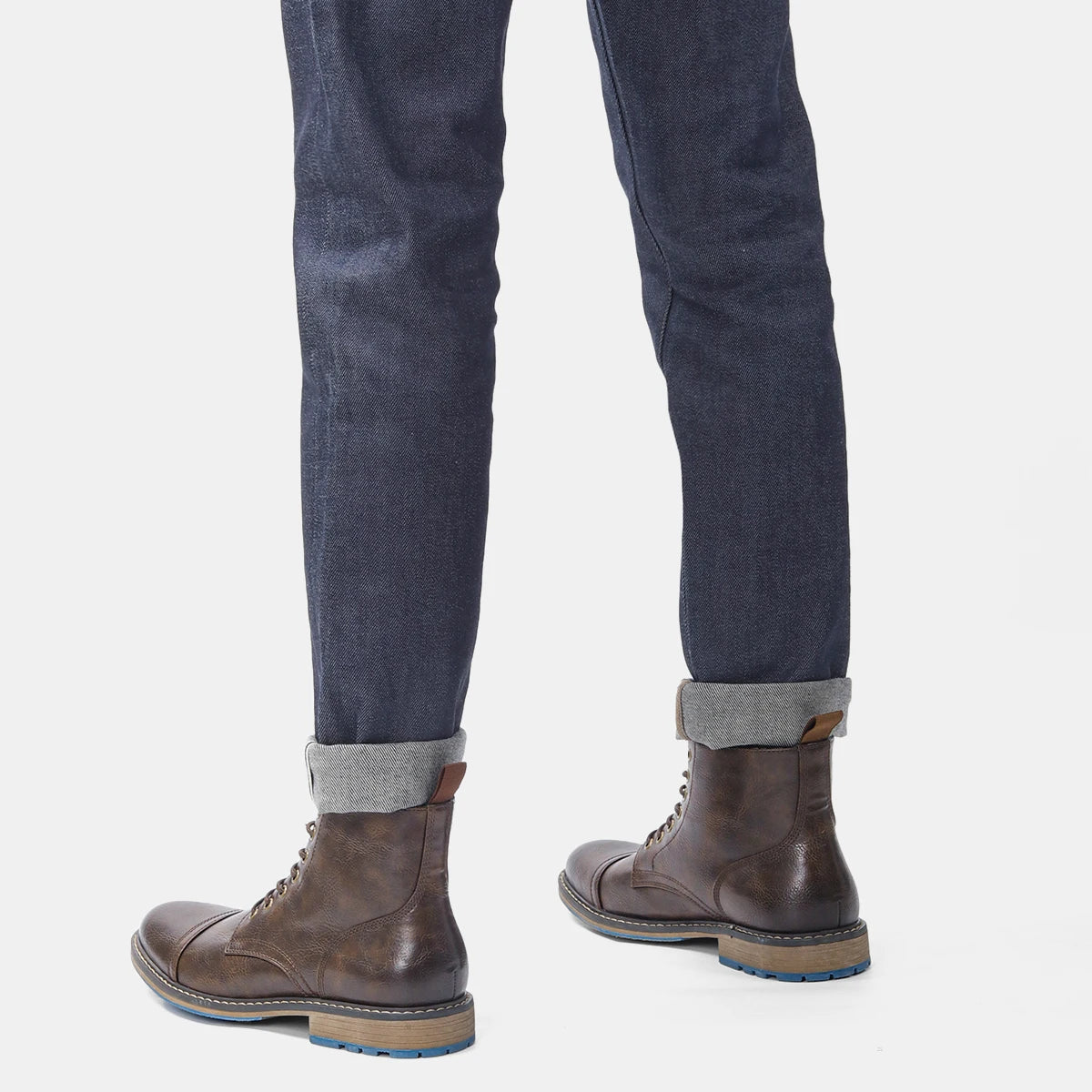 Hecrafted Comfortable Fashion Ankle Boots For Men With Zip Closure