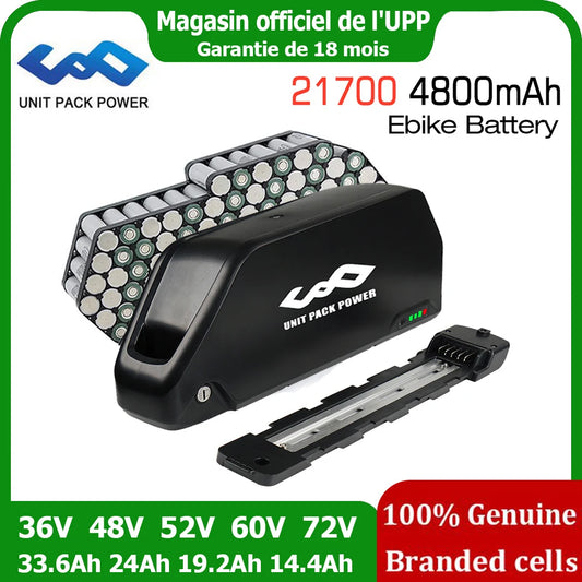 Unitpackpower Downtube Ebike Battery Pack Long Lasting Lithium Cells