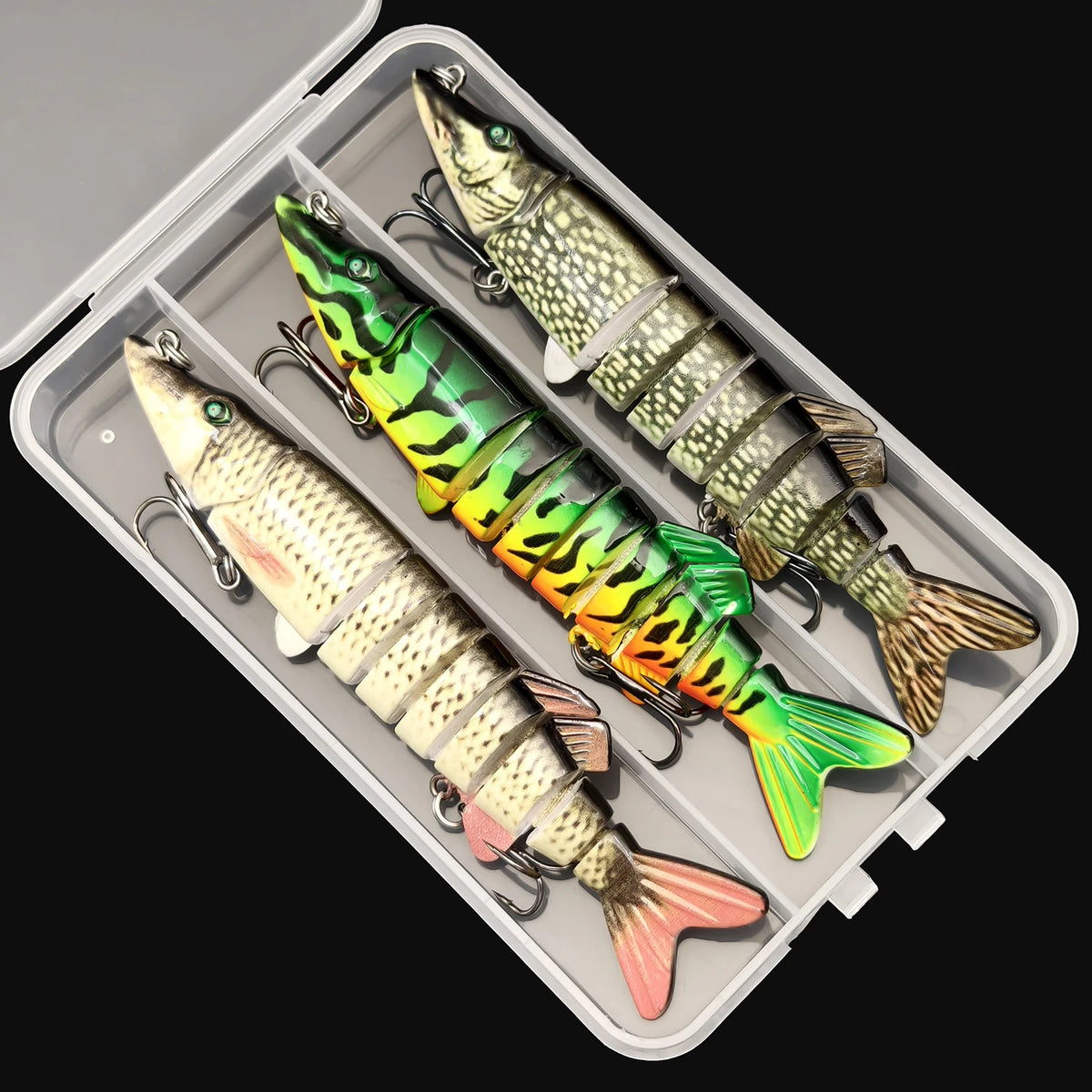 ANFS Jointed Swimbait Fishing Lures for Bass Trout and Perch
