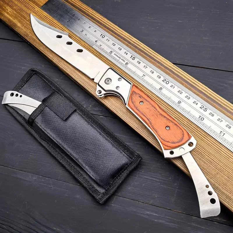 Doom Blade Swallowtail Tactical Folding Knife With Stainless Steel Blade
