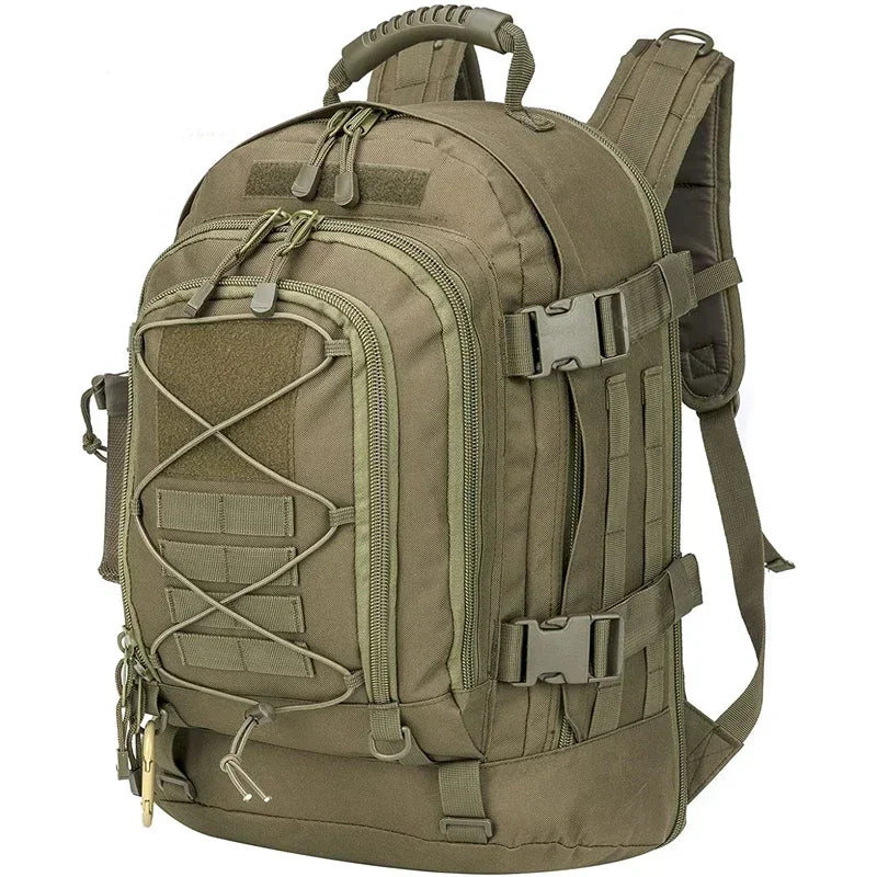 LQARMY Military Tactical Backpack for Hiking Camping and Travel