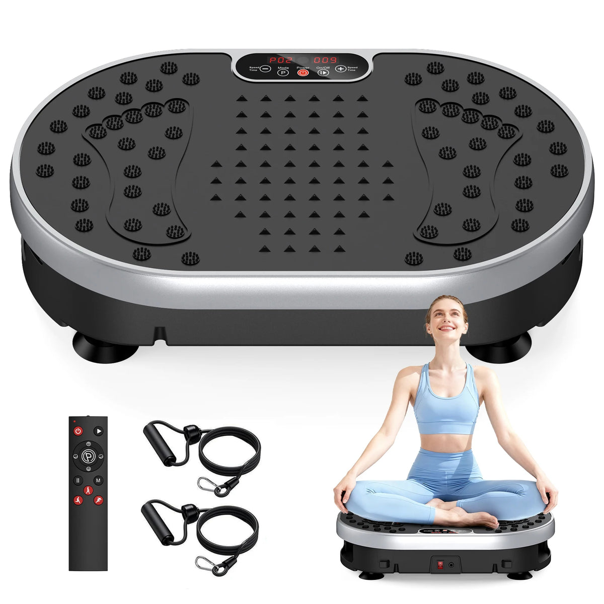 HTM Vibration Plate Machine With 120 Speed Levels And Programs