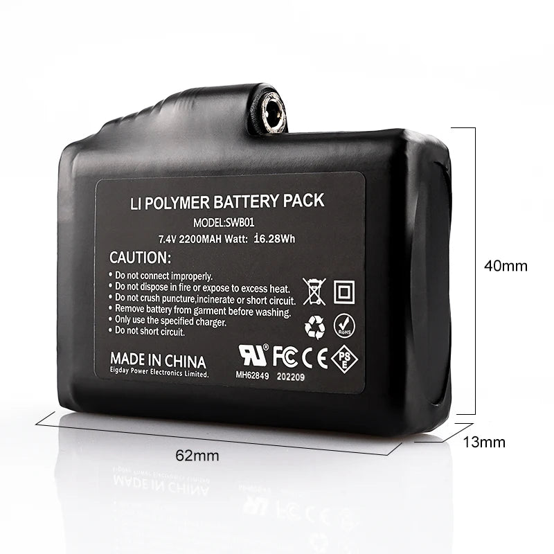 SNOW DEER Rechargeable Battery Charger for Heated Apparel