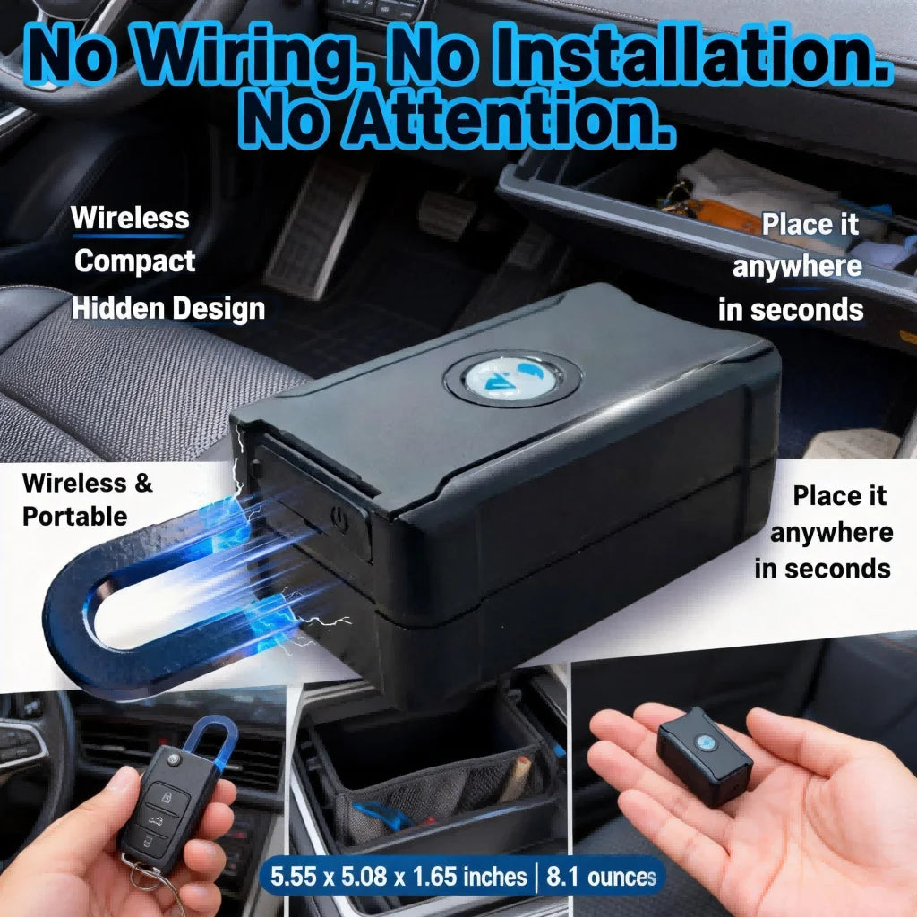 Wanwaytech GPS Vehicle Tracker With Real Time Anti Theft Alerts