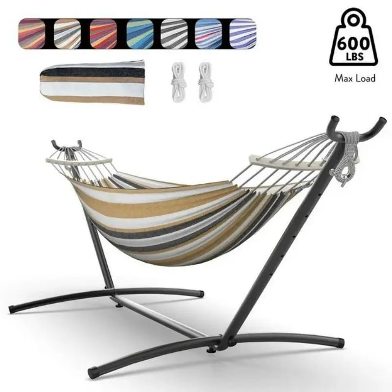 GYROOR Adjustable Stand Hammock with 600 Pound Capacity