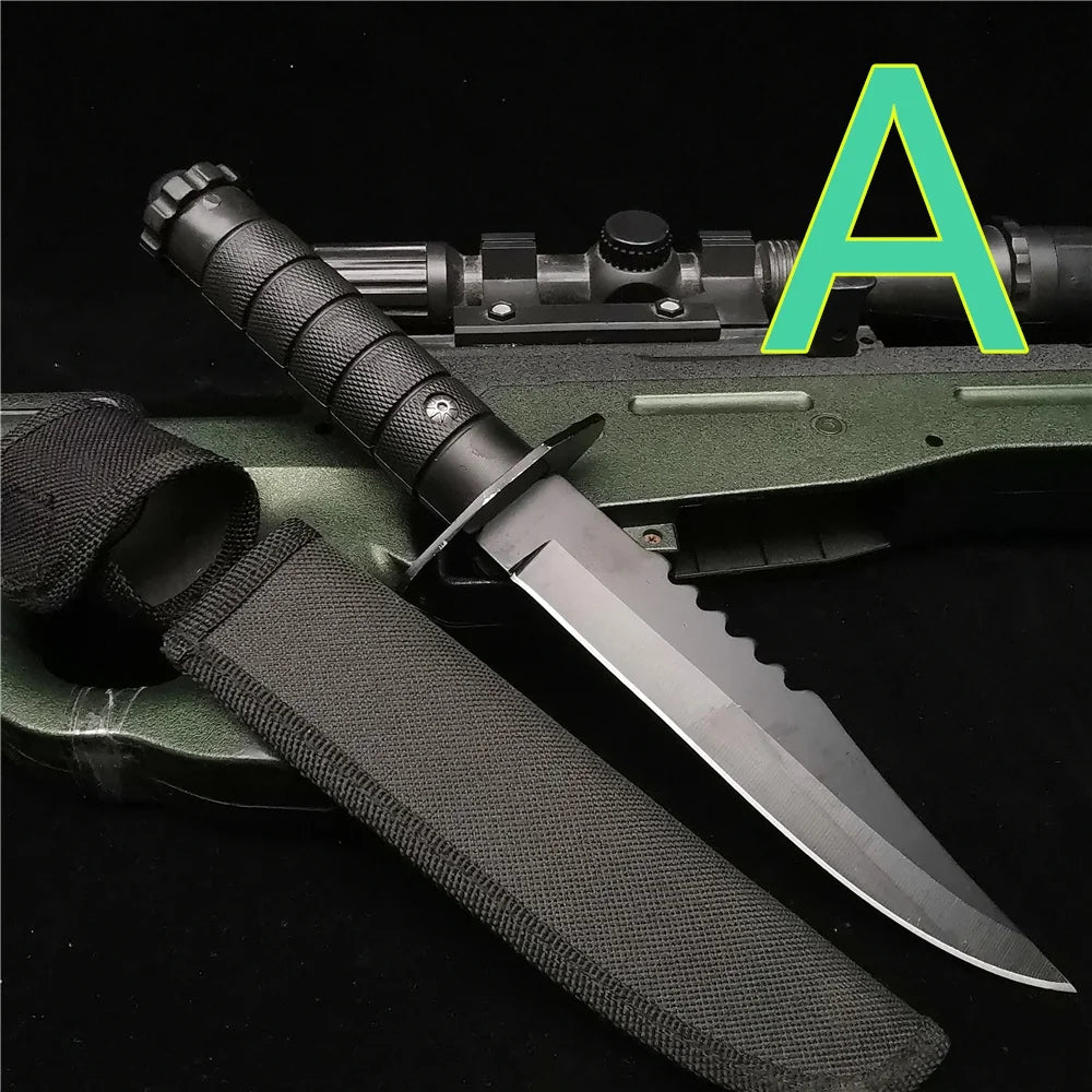 Spring Assisted Tactical Tanto Knife for Outdoor Hunting and Utility