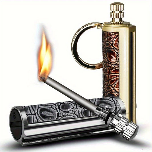 Reusable Waterproof Metal Lighter for Camping and Outdoor Use