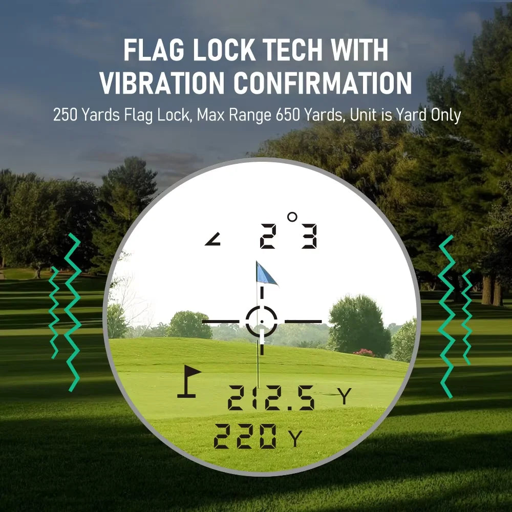 Nohawk Golf Laser Rangefinder With Slope And Flag Lock