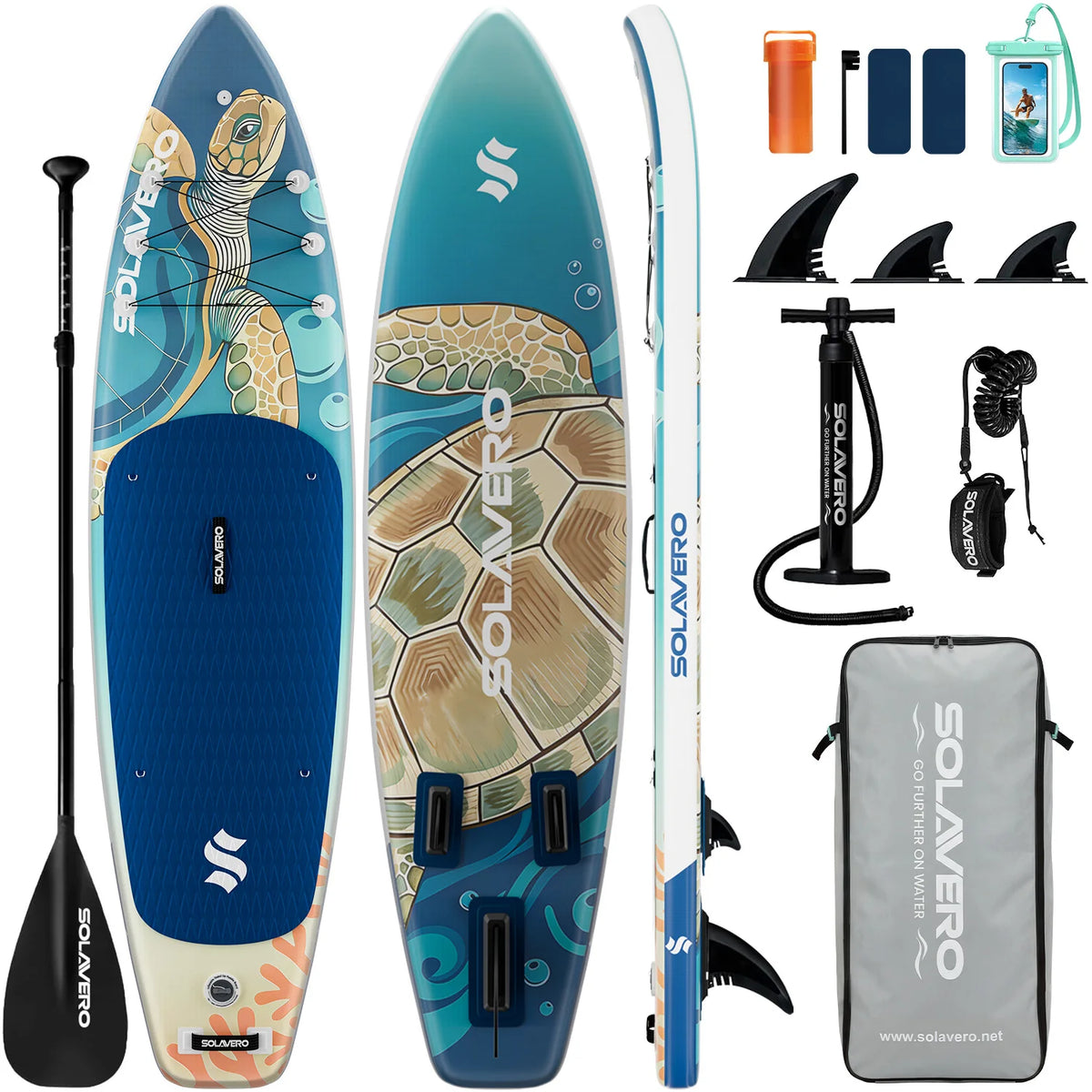 Nebmaax Inflatable Stand Up Paddle Board With Non Slip Deck